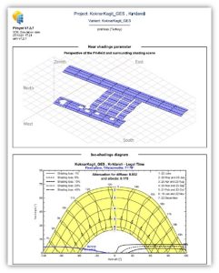 project schematics of solar panel installation of Koknar Paper Factory 